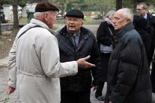 A Vízilabda Szövetség részéről koszorúztak