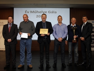 Az év műhelye a KSI! Balról Pósfai Gábor, Oláh Tamás, Takács Péter, Preiszler Gábor, Hazsik Endre és Szabó Bence