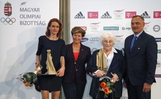 Lubics Szilvia Különdíjas és Miltényi Márta Életműdíjas Regőczy Krisztinával és Borkai Zsolttal