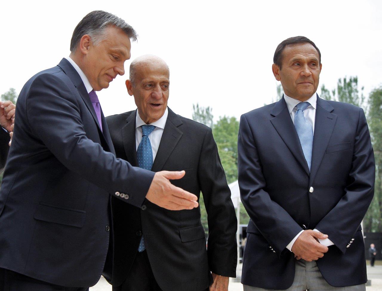 Orbán Viktor, Julio Maglione és Gyárfás Tamás