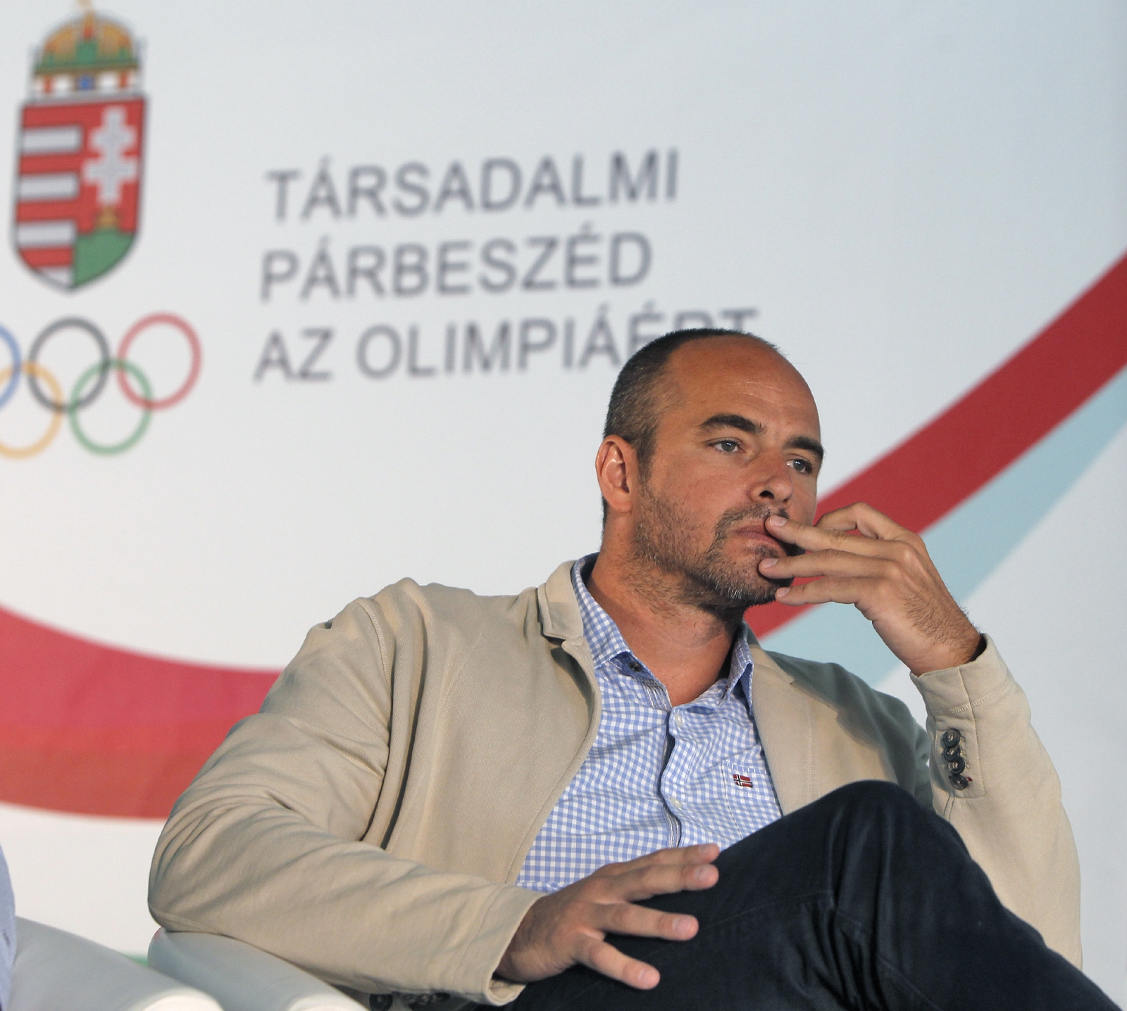 Benedek Tibor, olimpiai, világ- és Európa-bajnok vízilabdázó, a magyar férfi vízilabda-válogatott<br />
szövetségi kapitánya
