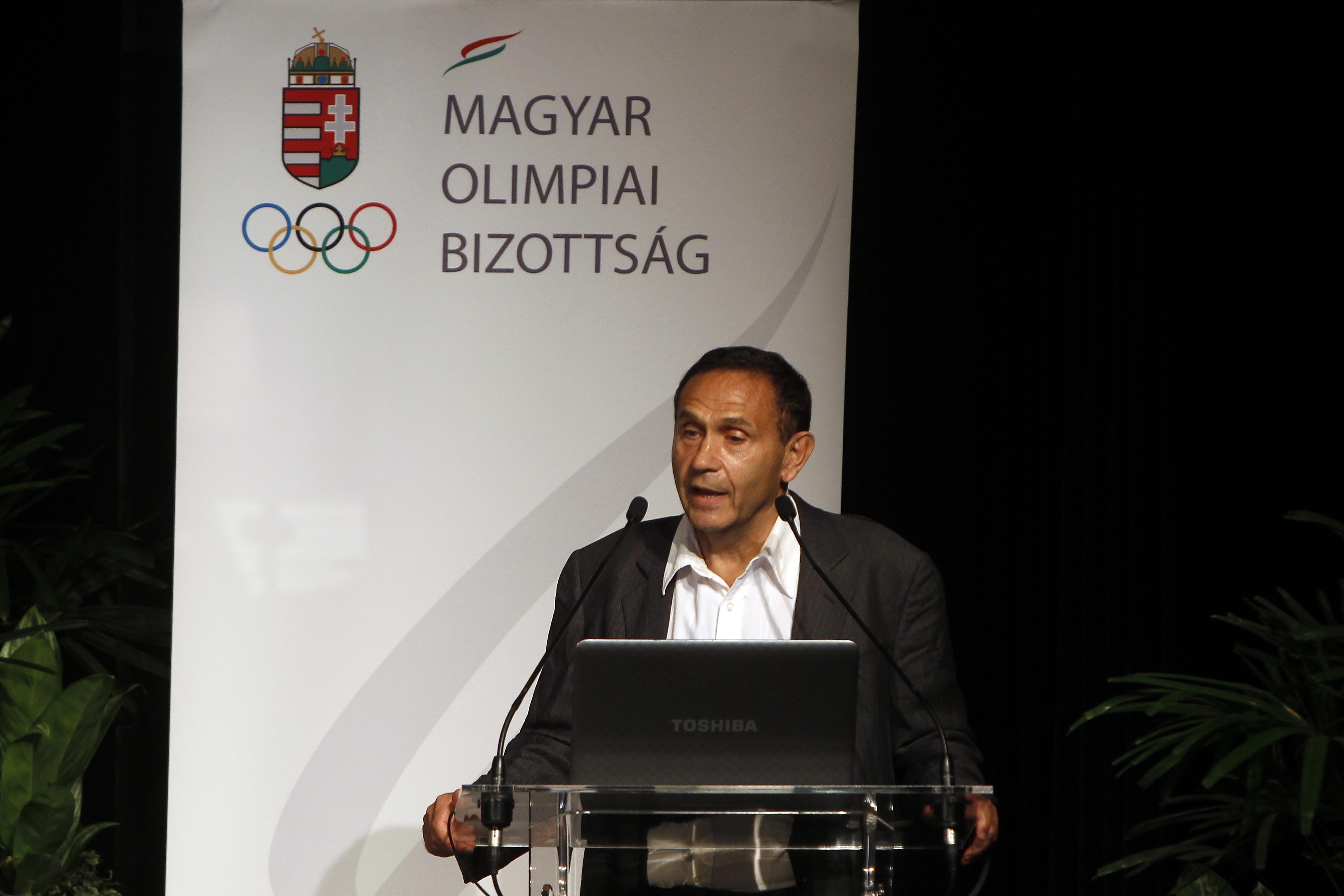 Gyárfás Tamás úszóelnök, az Olimpiai Védnöki Testület tagja