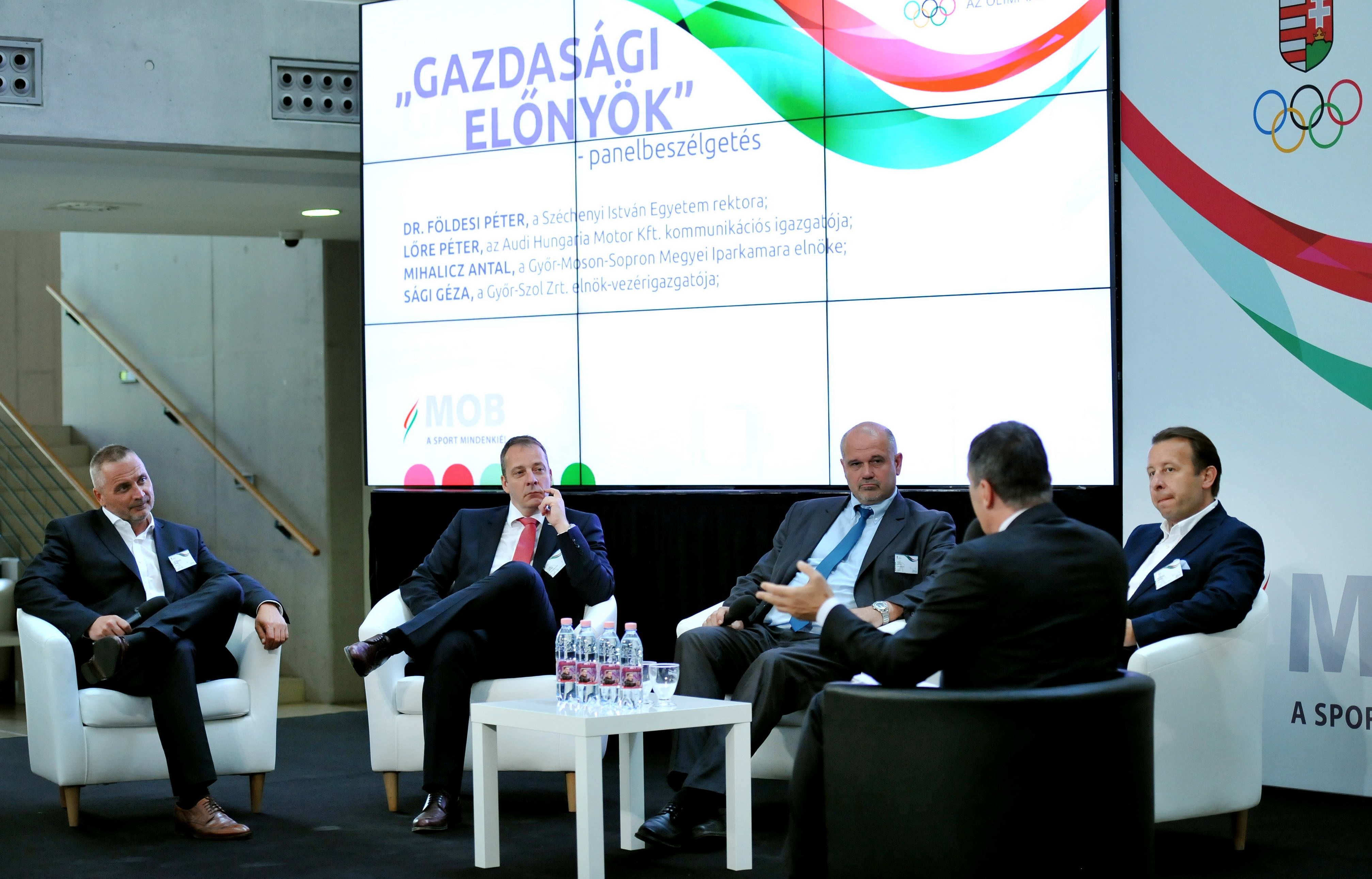 Panelbeszélgetés a gazdasági előnyökről