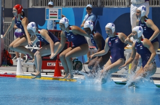 Magyarország-Németország lány vízilabda mérkőzés