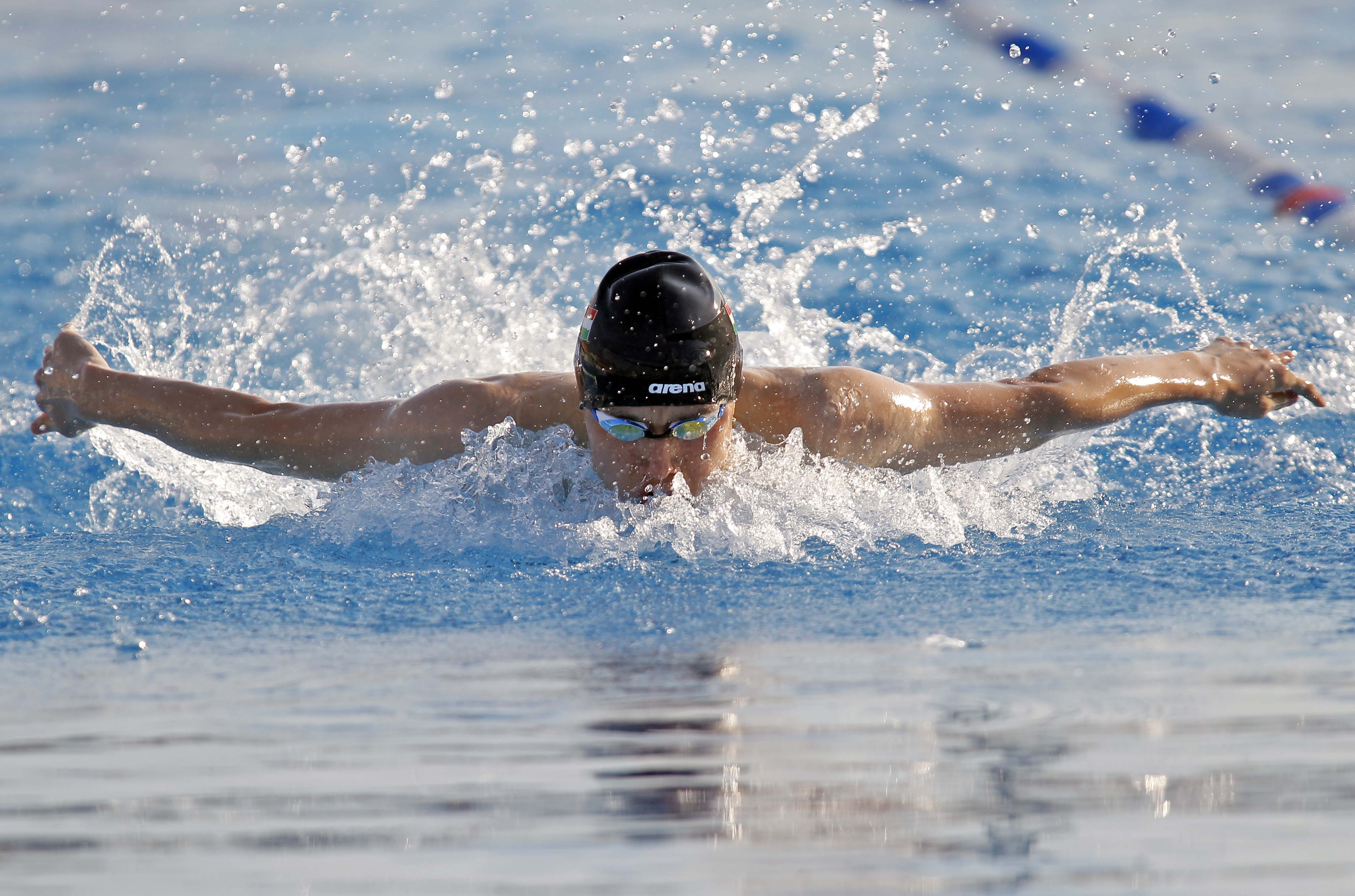 Milák Kristóf úszott pillangót