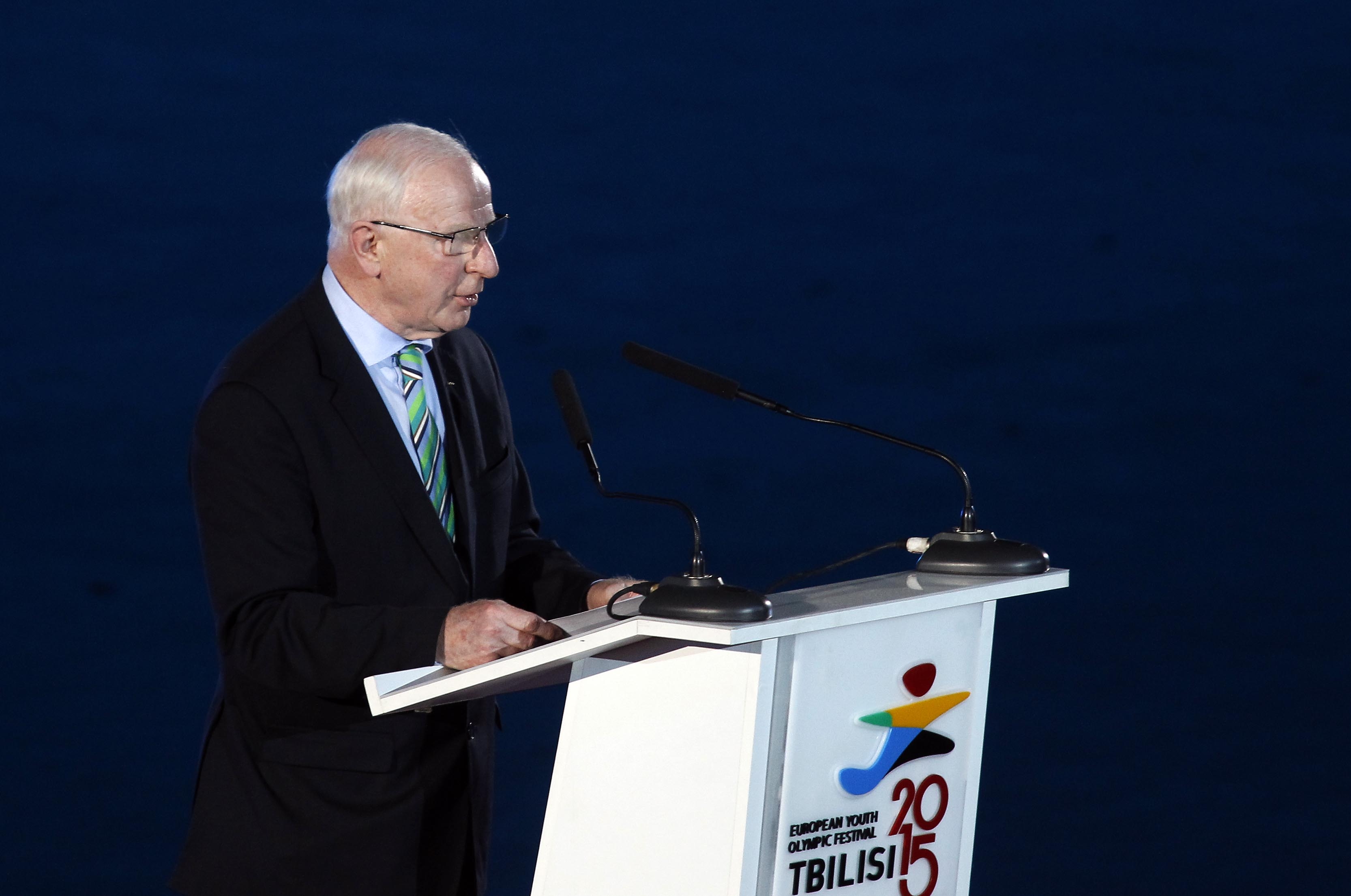 Patrick Hickey, az Európai Olimpiai Bizottság elnöke