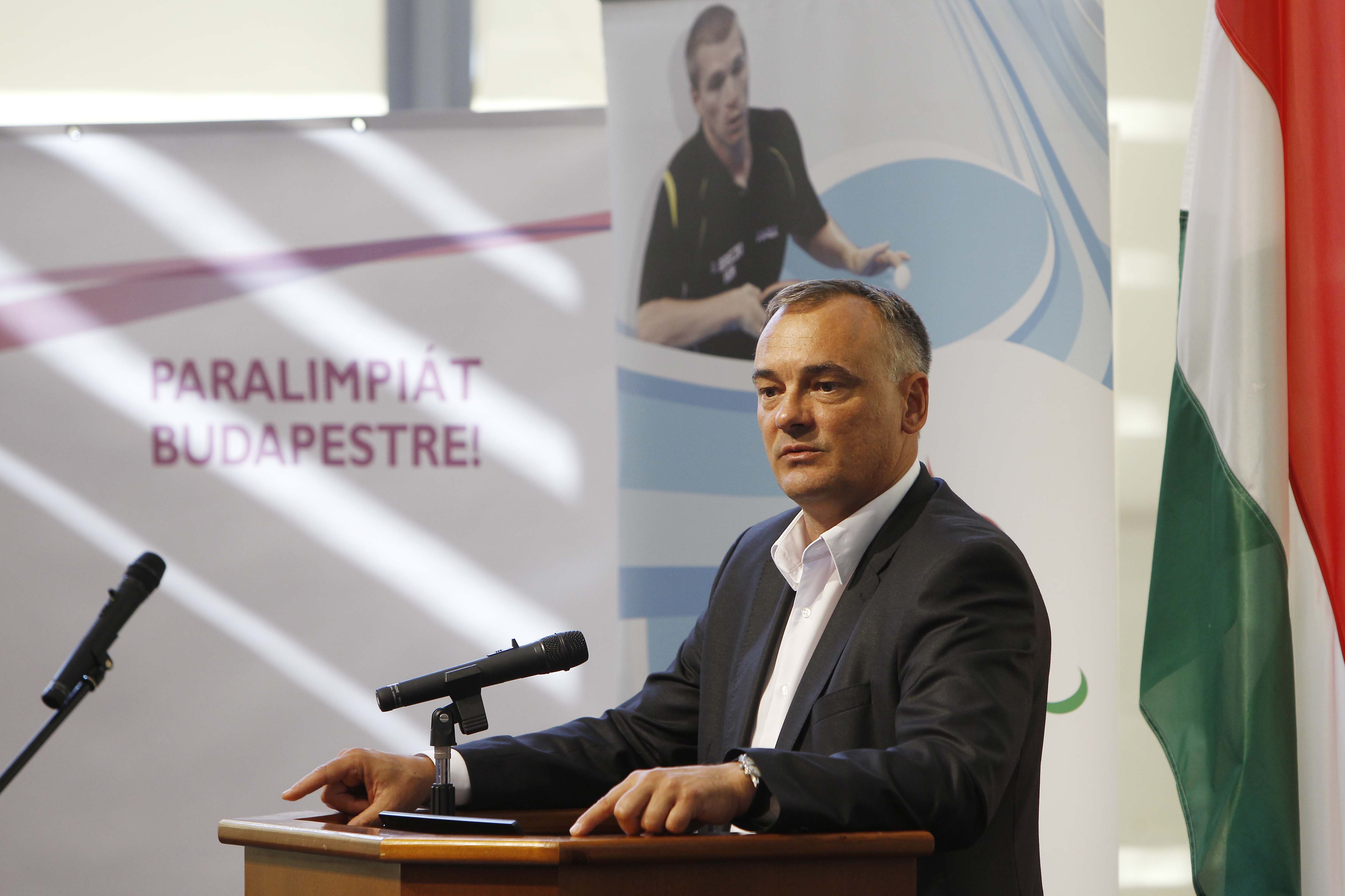 Borkai Zsolt MOB-elnök, olimpiai bajnok tornász