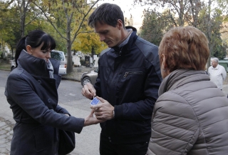 Zsivoczky Attila és felesége, Farkas Györgyi atléta