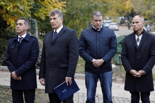 Nébald György, Szabó Bence, Fábián László és Nagy Zsigmond
