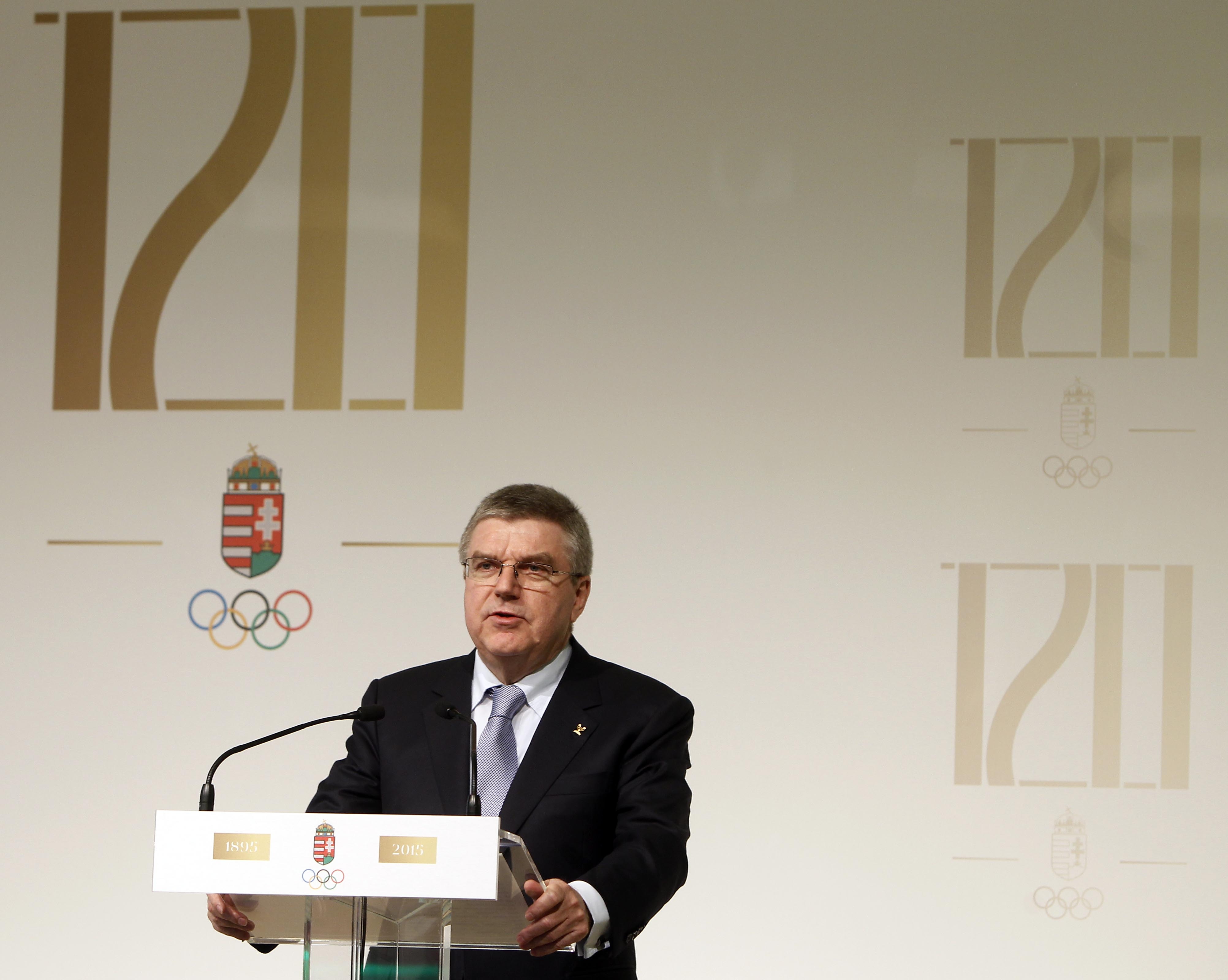 Thomas Bach mondja köszöntőjét