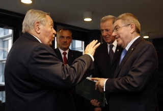  Kárpáti György, Thomas Bach