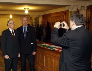 Foltán László (jobbra)