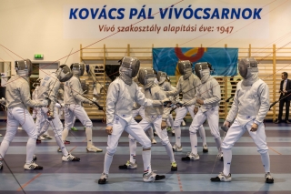 Thomas Bach a Vasas Pasaréti vívócsarnokában