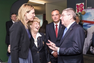 Kovács Ágnes, Köteles Erzsébet, Thomas Bach