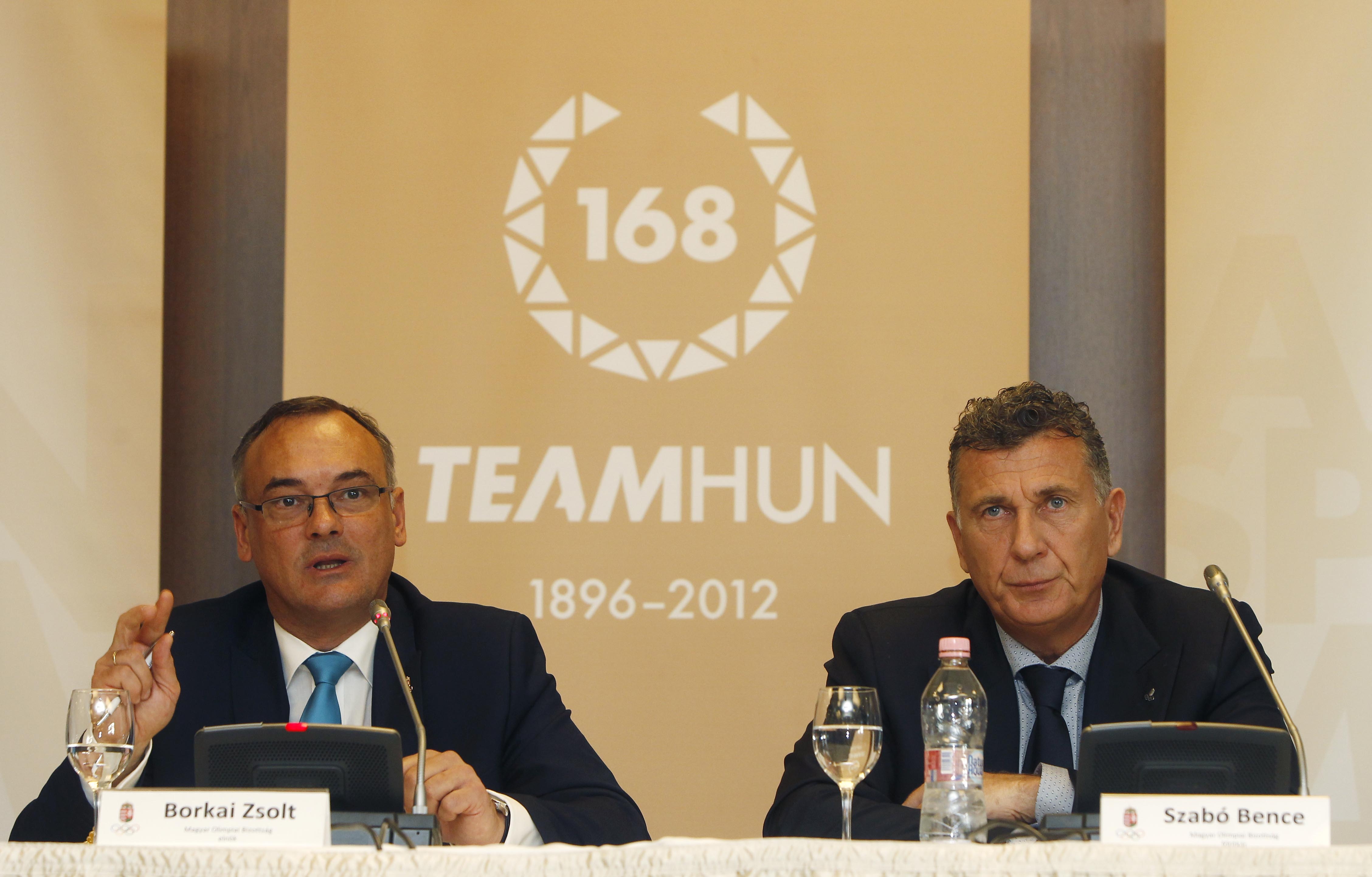 Borkai Zsolt MOB-elnök és Szabó Bence főtitkár