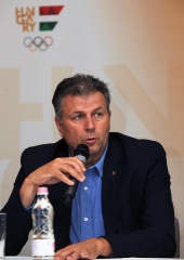 Fábián László MOB-sportigazgató, a riói Magyar Olimpiai Csapat vezetője