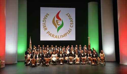 Rio 2016: a paralimpiai csapat fogadalomtétele a Nemzeti Szinházban (08.28.)