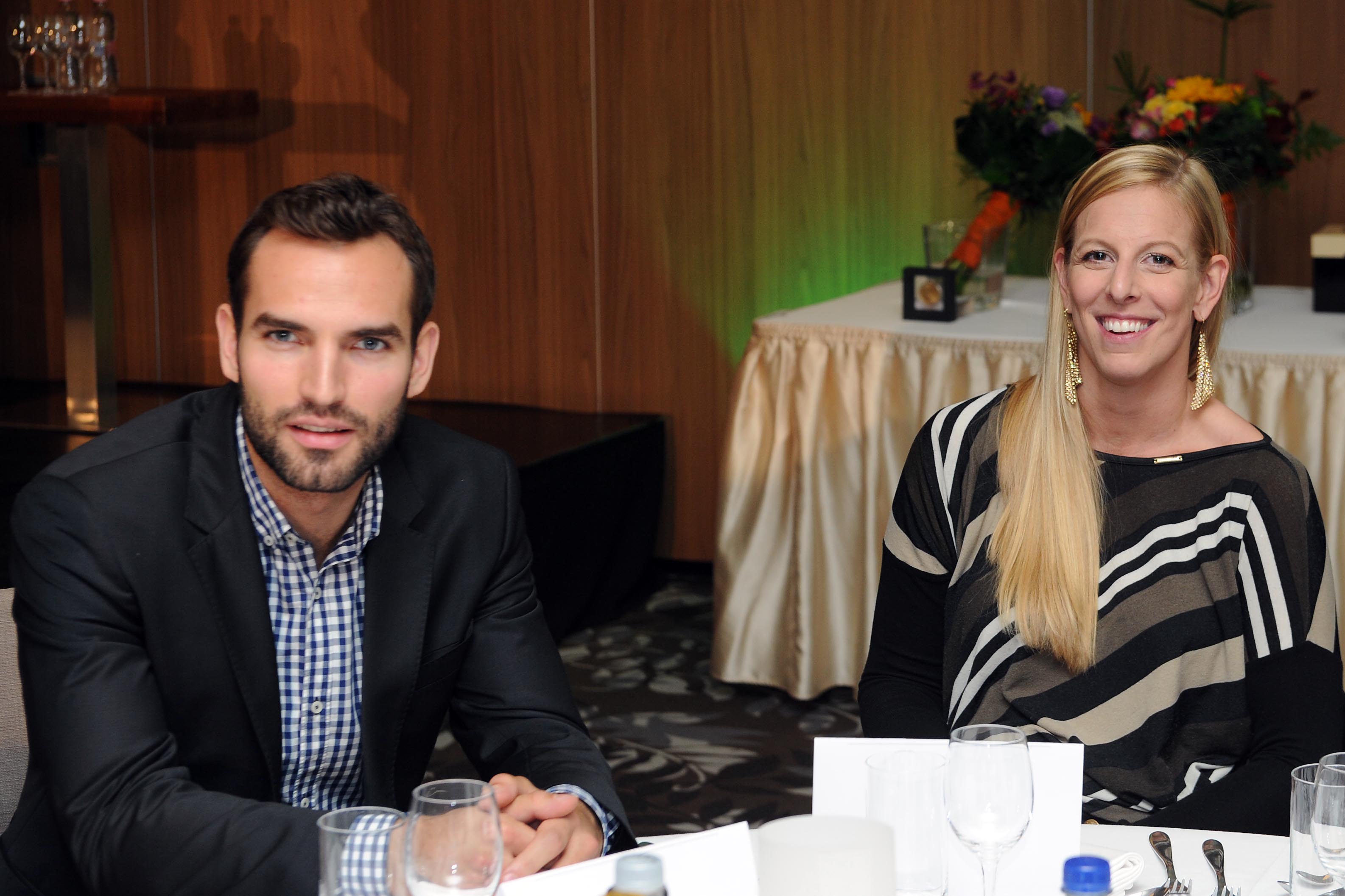 Két riói aranyérmes vívó: Szilágyi Áron, Szász Emese