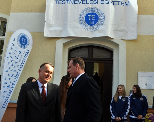 TF Sport-táplálkozástudományi Központ megnyítója (2017.10.20.)