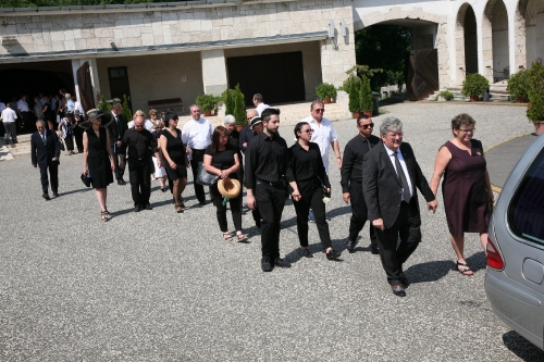 Reviczkyné Köteles Erzsébet búcsúztatása a Farkasréti temetőben (06.26.)