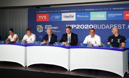 Vízilabda Eb Budapesten 2020 - sajtótájékoztató 