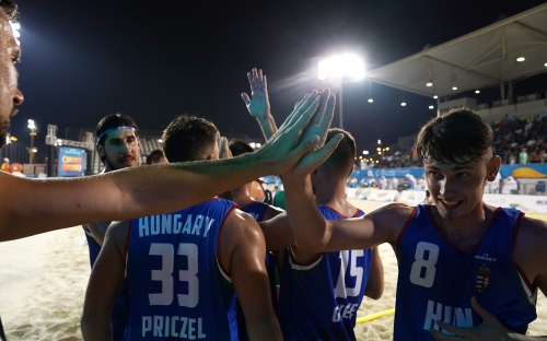 World Beach Games 2019, Strandkézilabda selejtező férfiak: HUN-QAT (10.11.) Fotók: Szalmás Péter