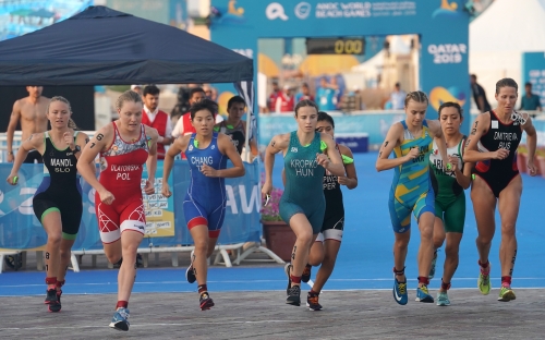 World Beach Games 2019, Aquatlon vegyes csapat (10.15.) Fotók: Szalmás Péter