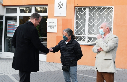 Kulcsár Krisztián a Varjú Vilmos Olimpiai Baráti Kör vendége volt Erzsébetligeten (2020.10.28.)